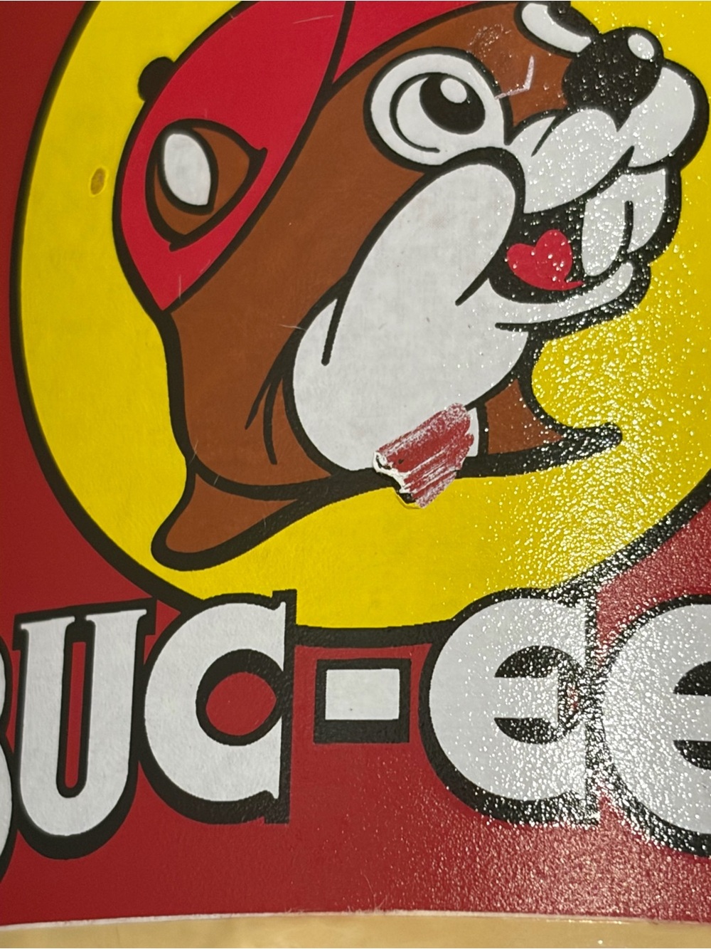Buc-ee's Yukon Outfitters Red 32oz Water Bottle - Picture 5 of 7